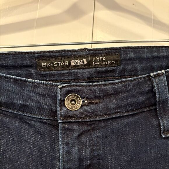 Big Star Pride Low Rise Bootcut Jeans Size 31L - Picture 6 of 8